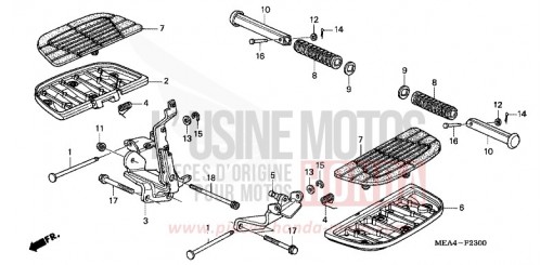 FRONT BRAKE MASTER CYLINDER (NSS300A) NSS300AD de 2013